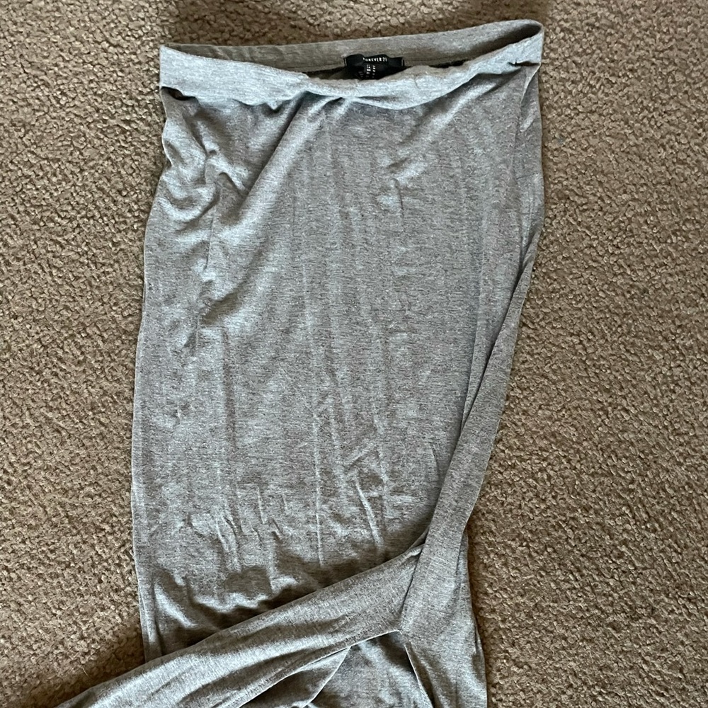 Long plain skirt
